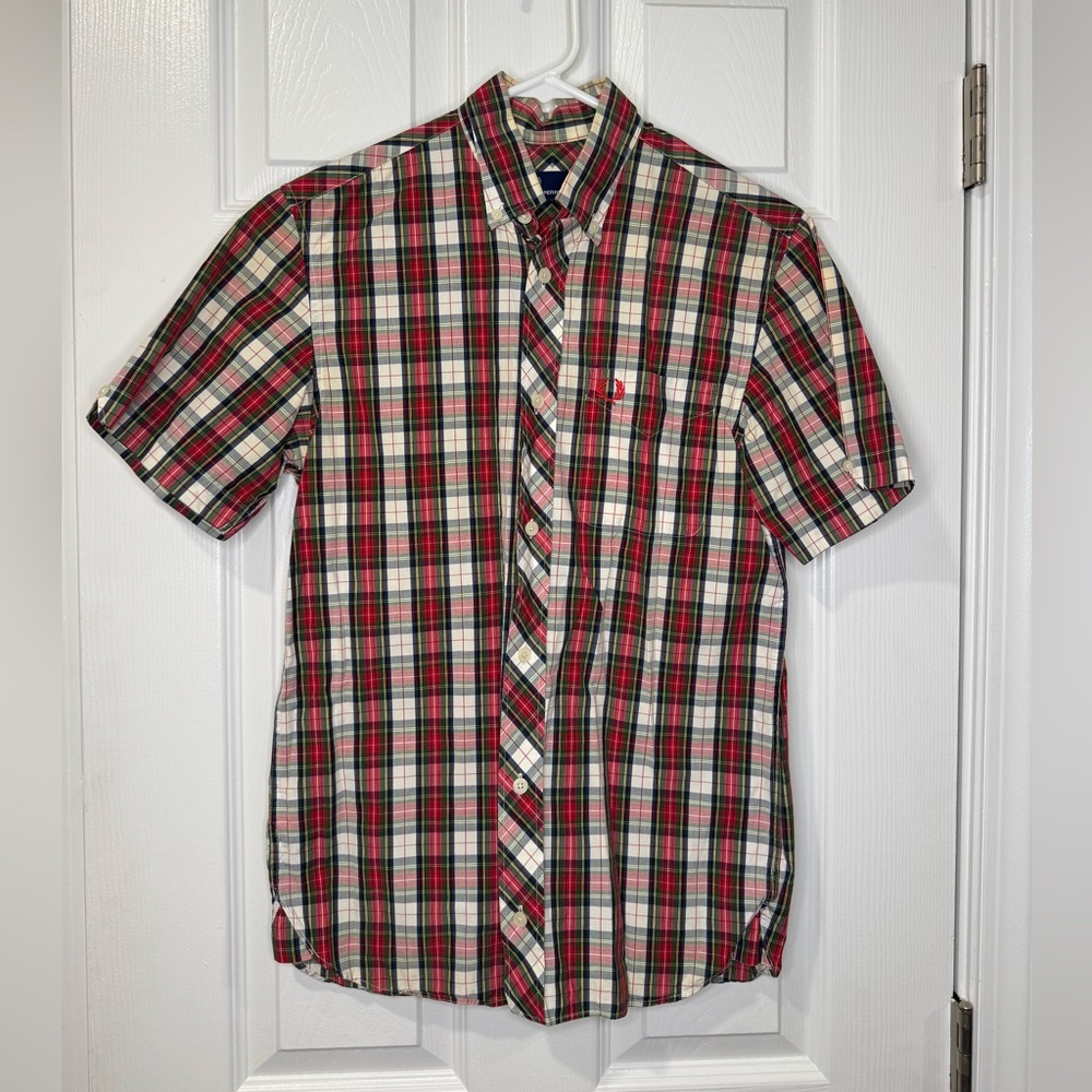 Fred Perry short sleeve Oxford slim fit XS